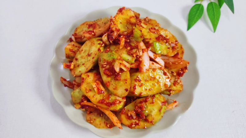 간단한 밑반찬 새콤달콤 오이무침 양념 만들기 가정식반찬 오이 반찬 레시피