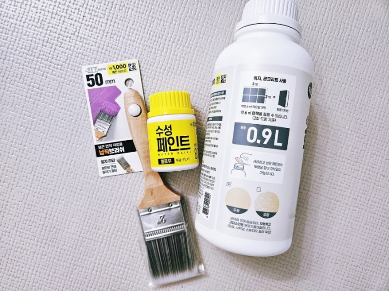 셀프 페인트::다이소 노루표 페인트