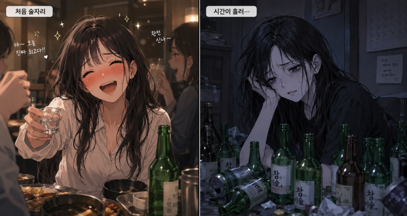 술이 안 받는 체질의 금주 후기