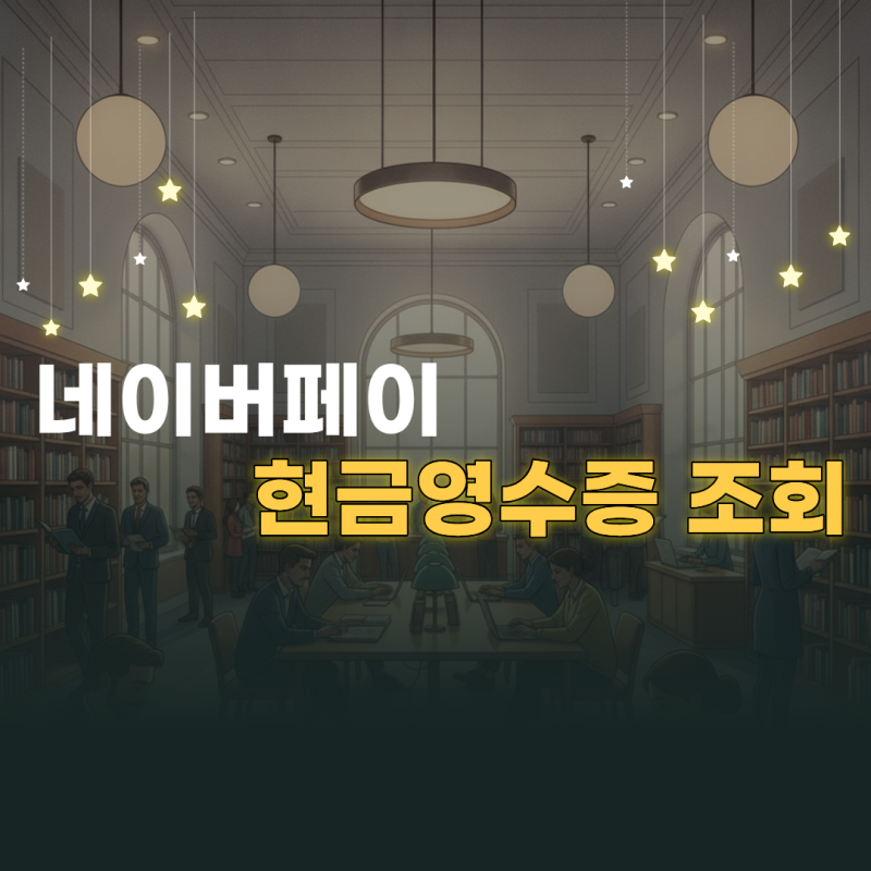 네이버페이 현금영수증 조회 방법과 모바일 앱 출력 절차