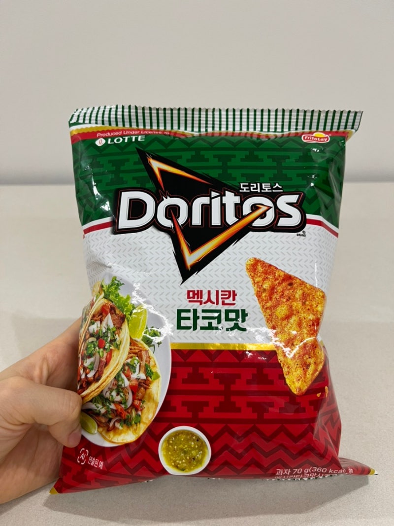 [9월 신상 과자 리뷰] 도리토스 멕시칸 타코맛! 맥주 안주로 딱이야