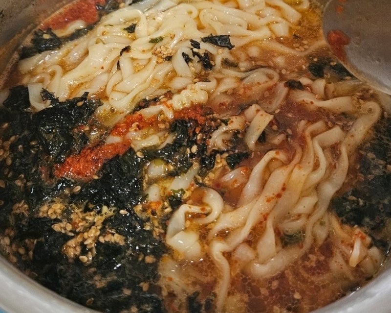 농심 멸치칼국수 맛있게 끓이는 법, SNS 레시피 진짜 맛있다