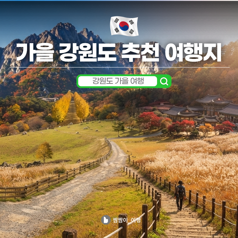 2026 강원도 가을여행 어디로 갈까? 단풍 보기 좋은 명소 7곳