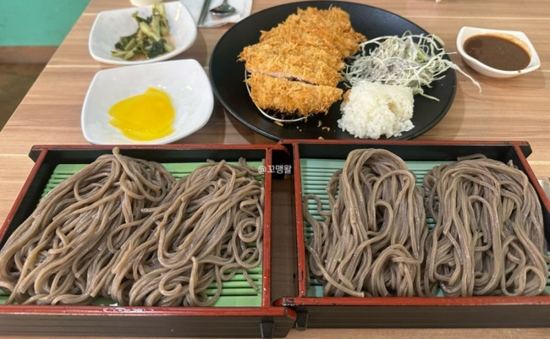 일산 대화 소바 맛집 이삭소바 판메밀 돈까스 비빔메밀 후기
