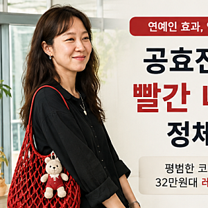 공효진 빨간 가방 어디 거야? 평범한 코디 살린 32만원대 레드백 정체