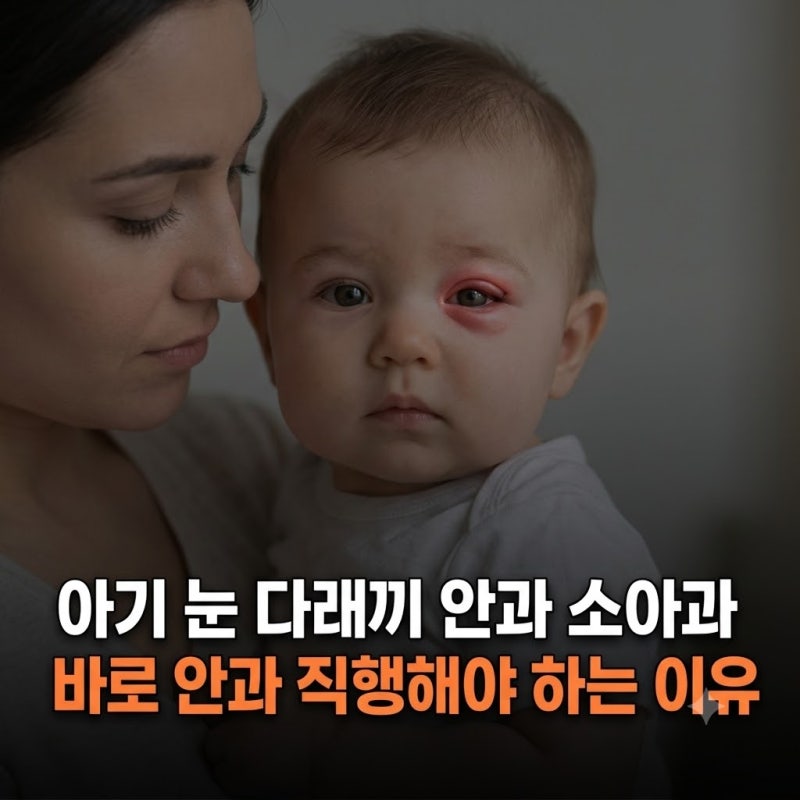 아기 눈 다래끼 났을 때 소아과 가면 후회하는 이유? (진료과 선택 팁)
