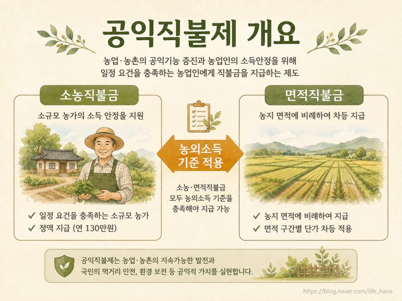 [소득기준 완화] "17년 만의 대수술" 농업직불금 농외소득 기준 상향 - 수혜 대상부터 신청 방....