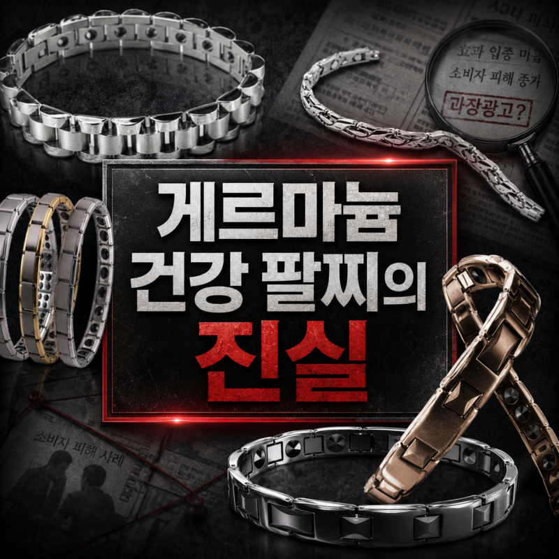 '게르마늄 건강 팔찌'는 과학일까?