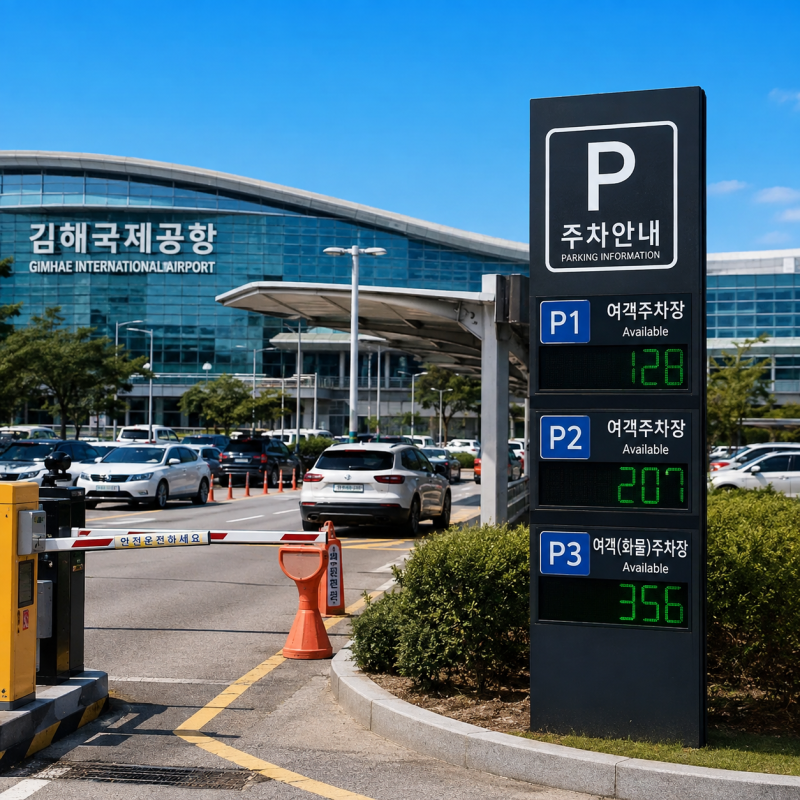 김해공항 주차장 요금 할인, 다자녀·경차 50% 할인받는 방법