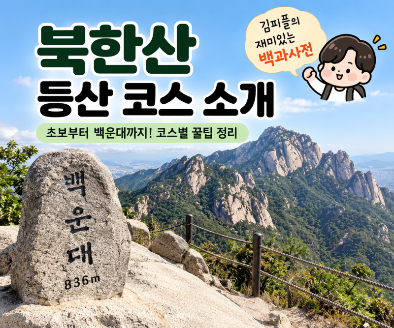 북한산 등산 코스 소개｜초보부터 백운대까지 난이도·소요시간·꿀팁 총정리
