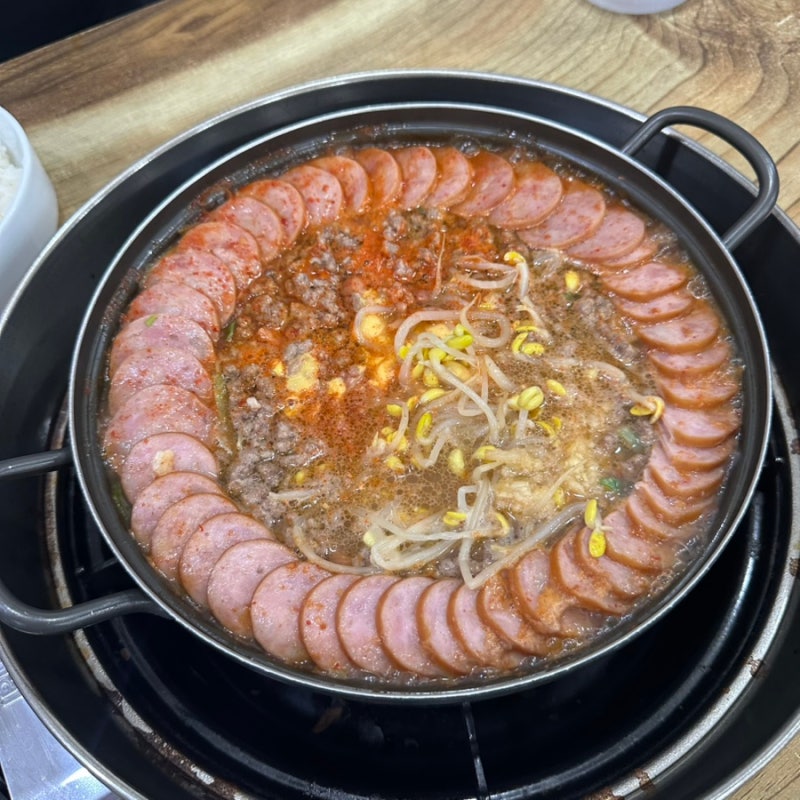 [그로밋의 맛집] 이나경송탄부대찌개 스페셜 2인 후기 : 캐치테이블 웨이팅 & 라면사리 필수 ....