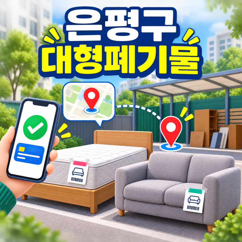 은평구 대형폐기물 스티커, 배출 장소 다르면 수거 불가…배출번호는 품목마다