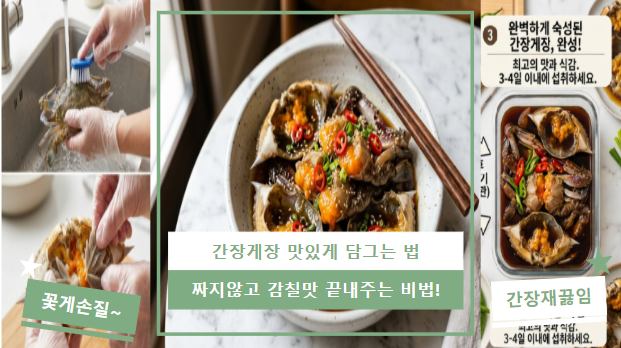 간장게장 맛있게 담그는 법 BEST 8 | 짜지 않고 감칠맛 끝내주는 비법