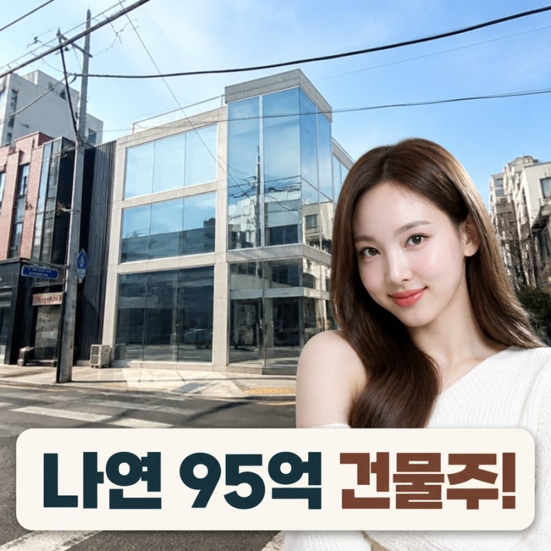 나연 95억 건물 매입 청담동 건물주 됐다