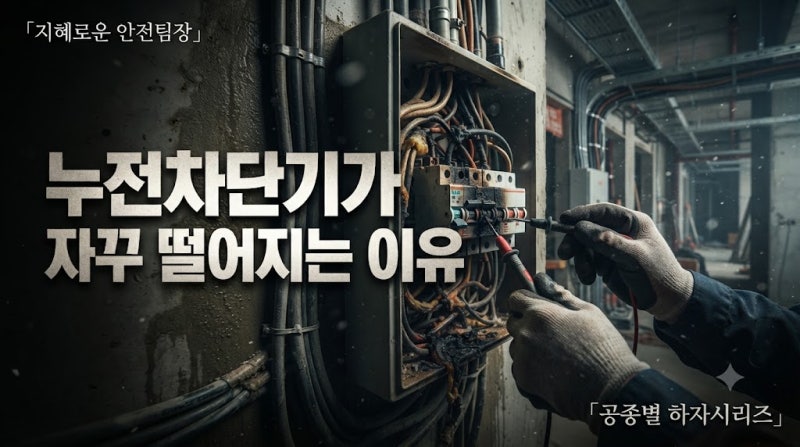 4.누전차단기 오동작 하자의 원인과 누설전류 점검방법