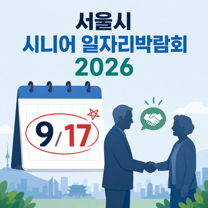 서울시 시니어 일자리박람회 2026, 9월 17일 일정과 신청방법 총정리
