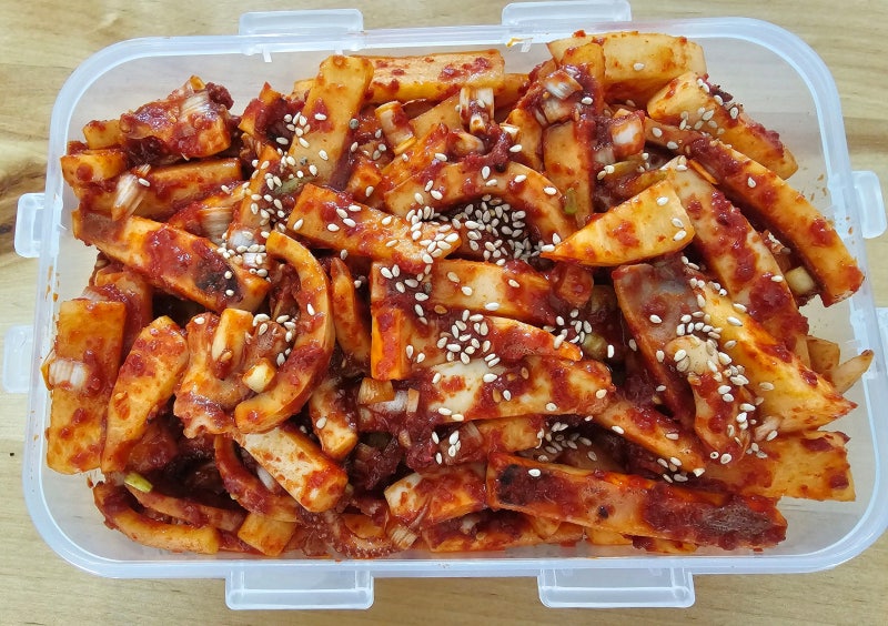 오징어초무침만들기 오징어무침레시피 충무김밥 오징어무침 만들기