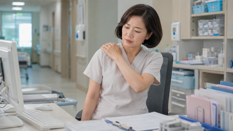 어깨 통증의 주범, 석회성 건염｜갑자기 팔을 들 수 없었던 실제 경험과 치료 과정