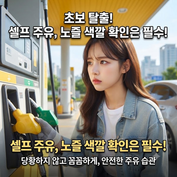 초보 운전자 주유 방법 정석｜잘못 넣으면 엔진 사망, 혼유 사고 차단 수칙