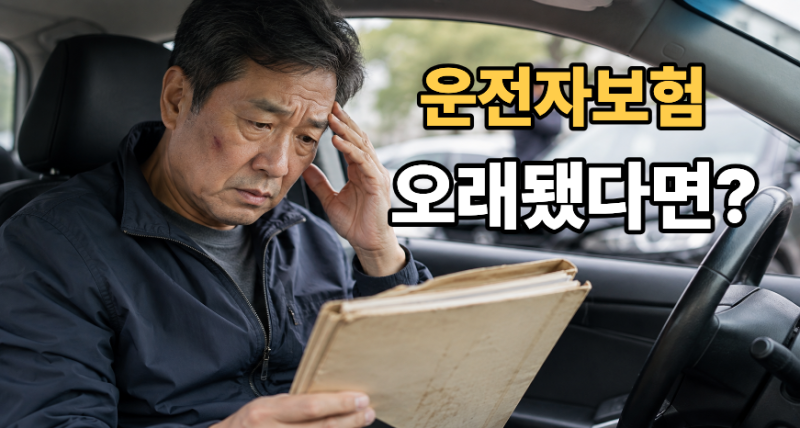 운전자보험 10년 넘었다면? 지금 이 3가지는 꼭 확인하세요