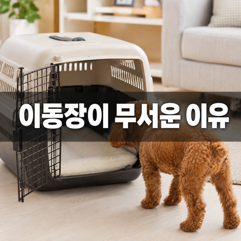 강아지 이동장 적응 훈련과 켄넬 교육, 병원 갈 때 스트레스 줄이는 방법