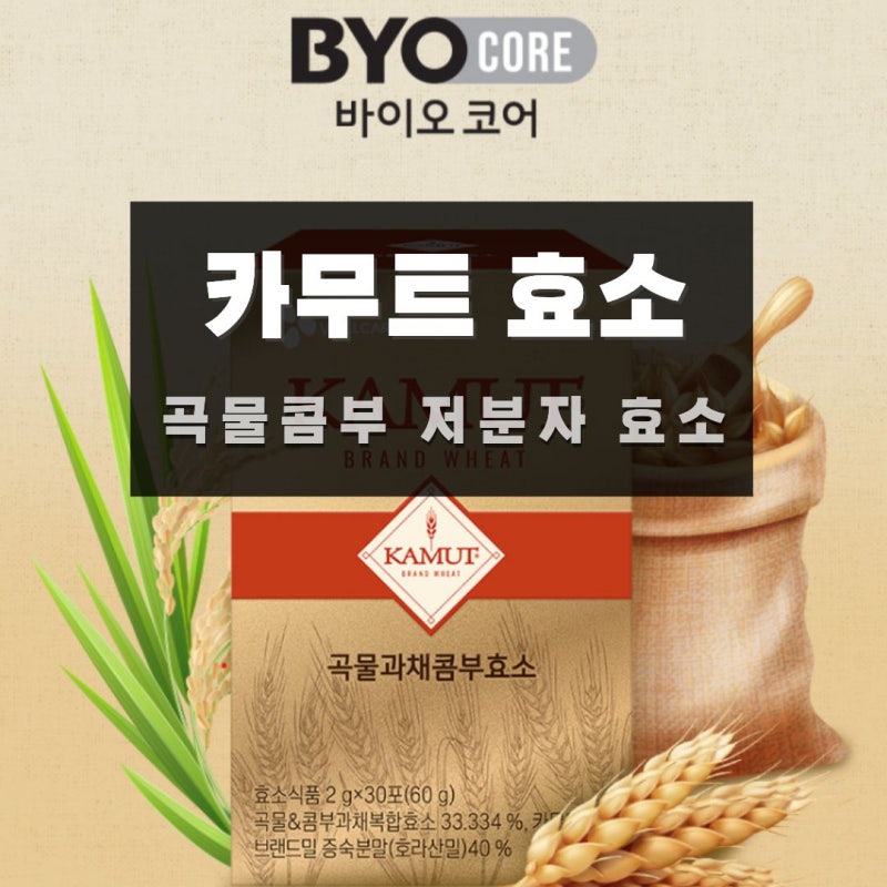CJ 바이오코어 화사 효소 카무트 곡물콤부 저분자 효소 6박스 추석선물 가격 섭취 방법