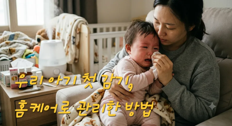100일 아기 감기, 콧물·기침·가래로 수유 거부까지! 집에서 관리한 방법