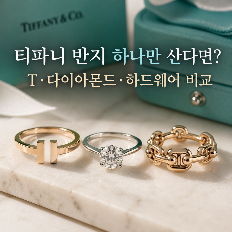 티파니 반지 하나만 산다면? T1·다이아몬드·하드웨어 비교