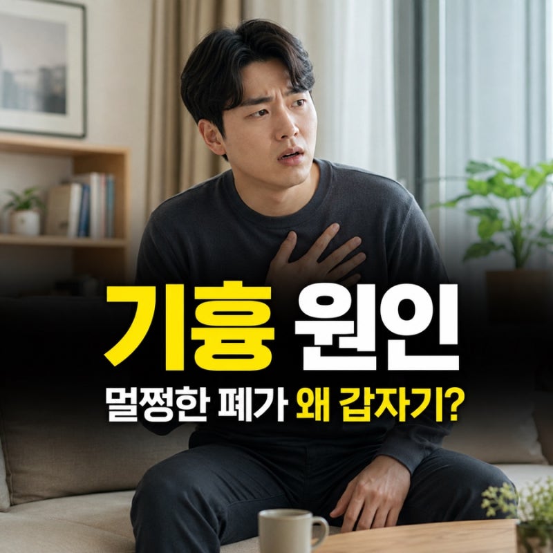 기흉 원인, 멀쩡하던 폐가 갑자기 주저앉는 이유는 따로 있습니다
