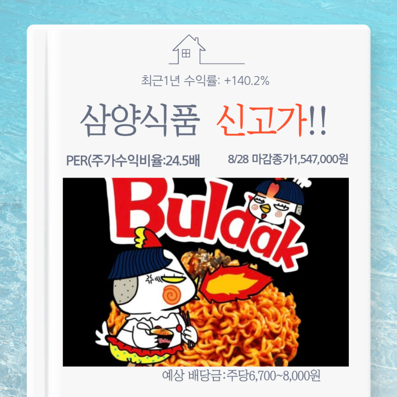 삼양식품 주가 150만 원 돌파! 지금 사도 될까? (PER·수익률·배당금 핵심 요약)