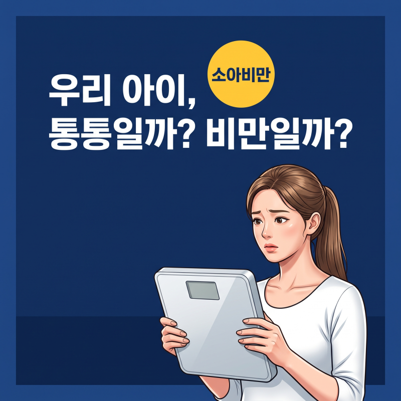 소아비만, 크면서 키로 간다는 착각과 진짜 확인해야 할 백분위수