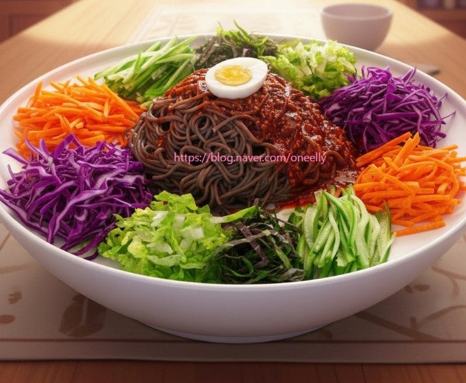 언니네 산지직송 염정아 쟁반 막국수 소스 만들기 레시피 만드는 법