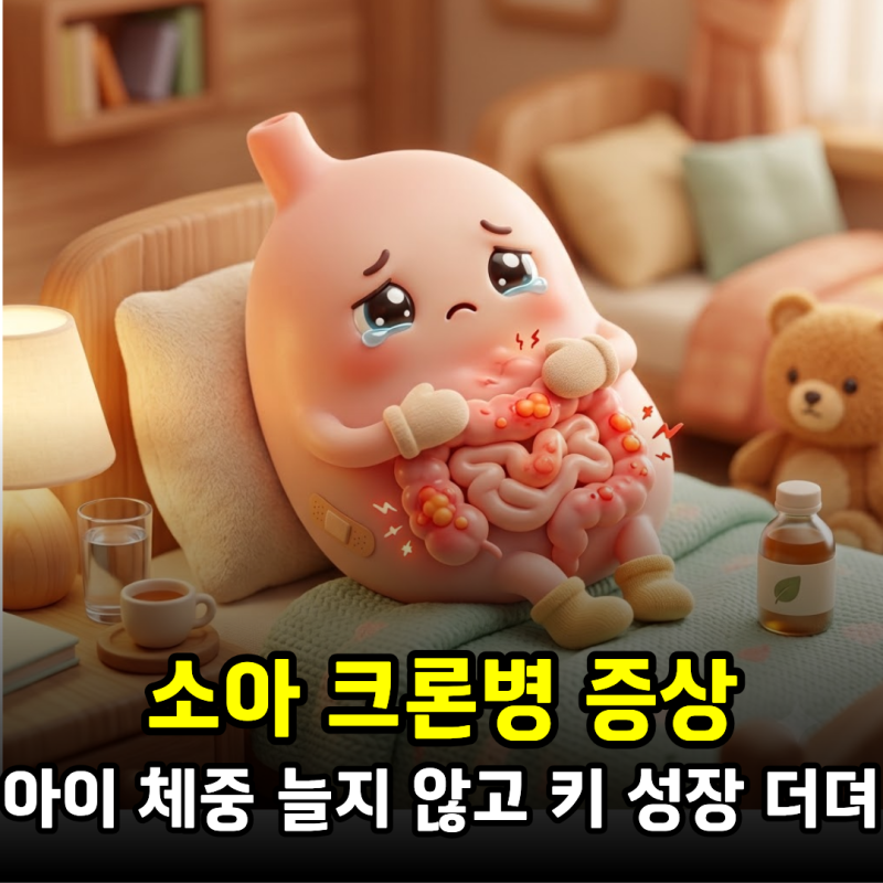 소아 크론병 증상, 아이 체중이 잘 늘지 않고 키 성장도 더뎌요