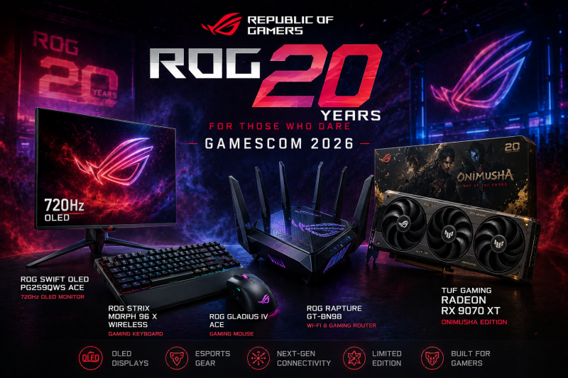 ASUS ROG 20주년 신제품 총정리 720Hz OLED · RX 9070 XT까지, 게이머에게 필요할까?