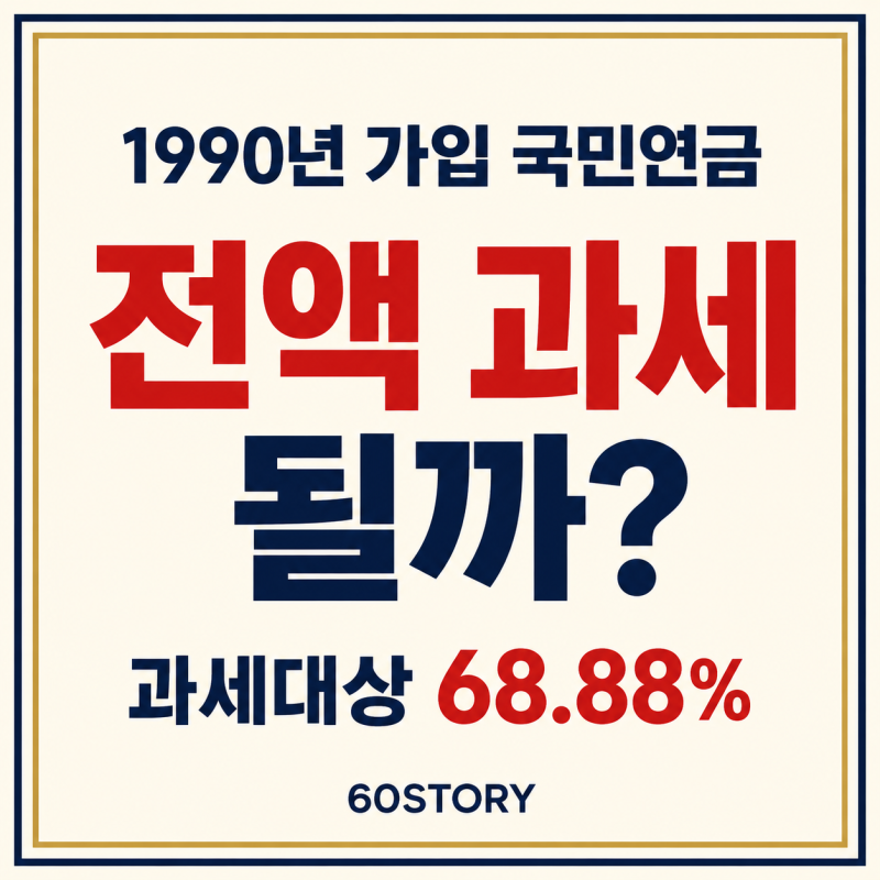 428개월 납부한 국민연금 전액 과세될까? : 2002년 이전 가입기간 과세제외 세금 계산법