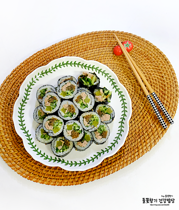 참치 오이김밥 만들기