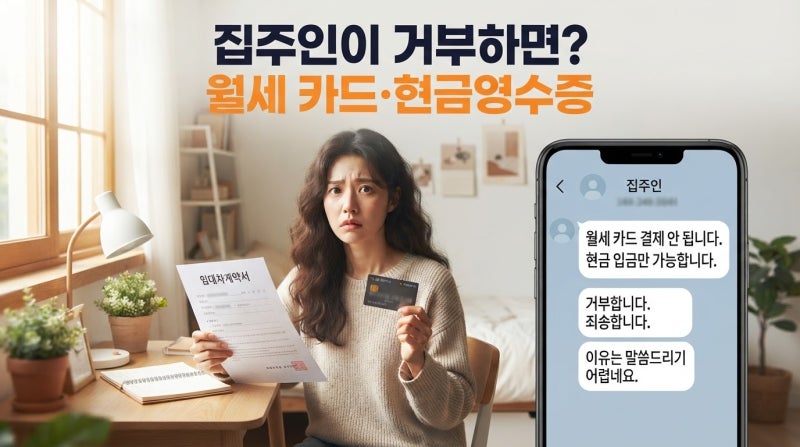 월세 카드결제·현금영수증, 임대인이 거부하면 어떻게 할까?