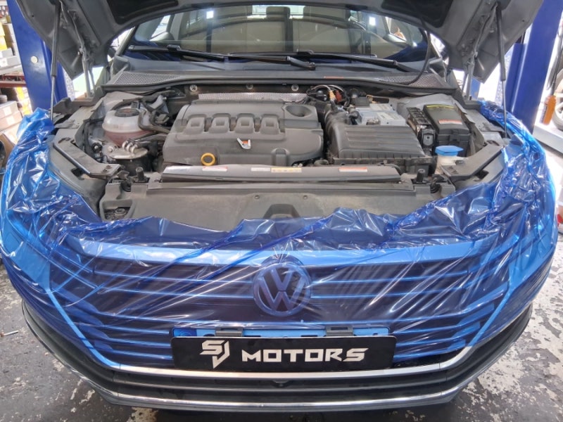 부산 폭스바겐 아테온 ARTEON 2.0TDI EA288 냉각수온도 상승원인 워터펌프 닫힘 고착 부동액관리 ....