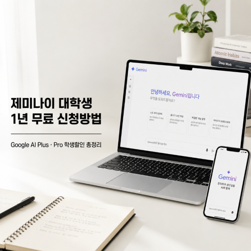 제미나이 대학생 무료 1년 신청방법｜Google AI Plus·Pro 학생 할인 총정리