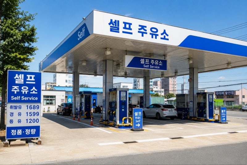 ⛽ 주유소 셀프 주유하는 방법!!#르노 일산#르노 운정#르노 파주 이팀장