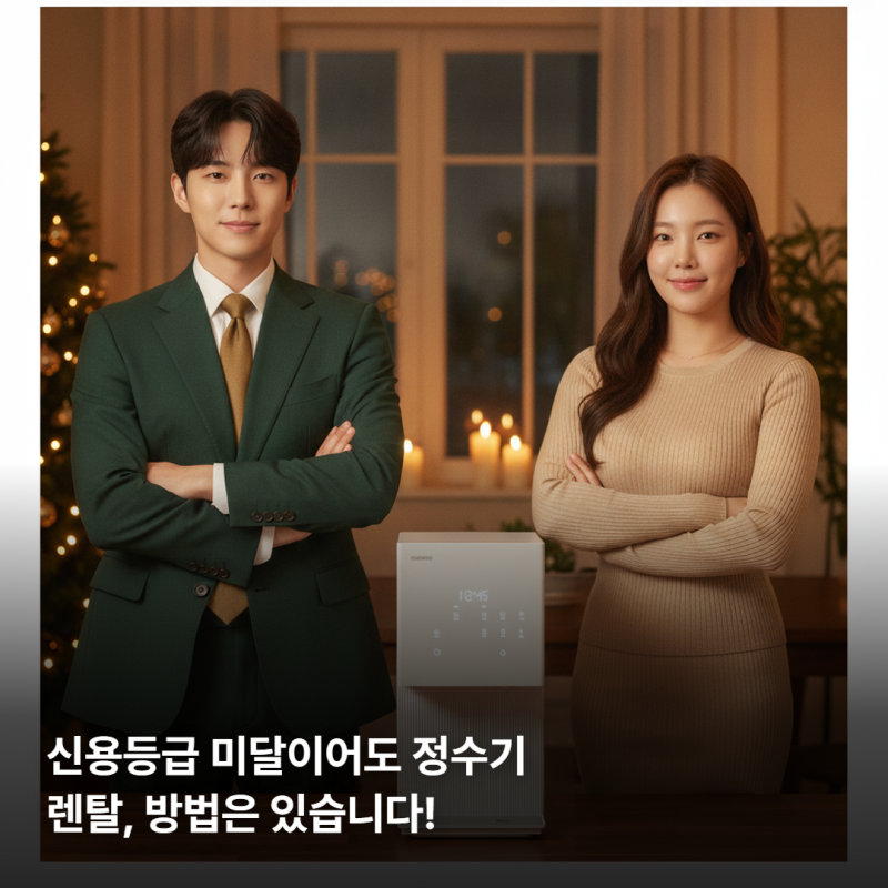 쿠쿠 정수기 렌탈 신용등급 미달일 때 대처법과 대안총정리