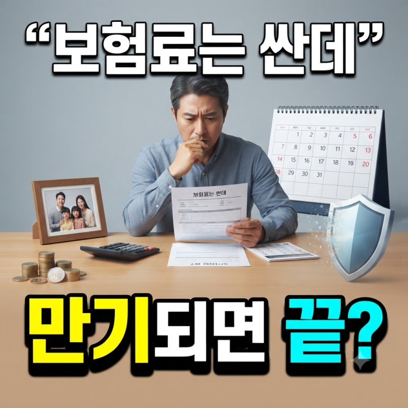 종신보험보다 싸다는 정기보험, 만기되면 어떻게 될까?