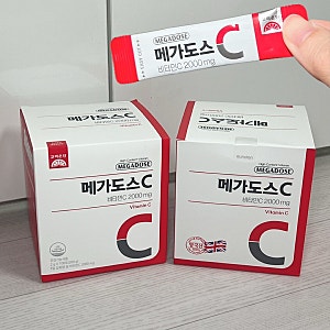 고려은단 메가도스C 2000 후기｜비타민C 추천 3000 차이