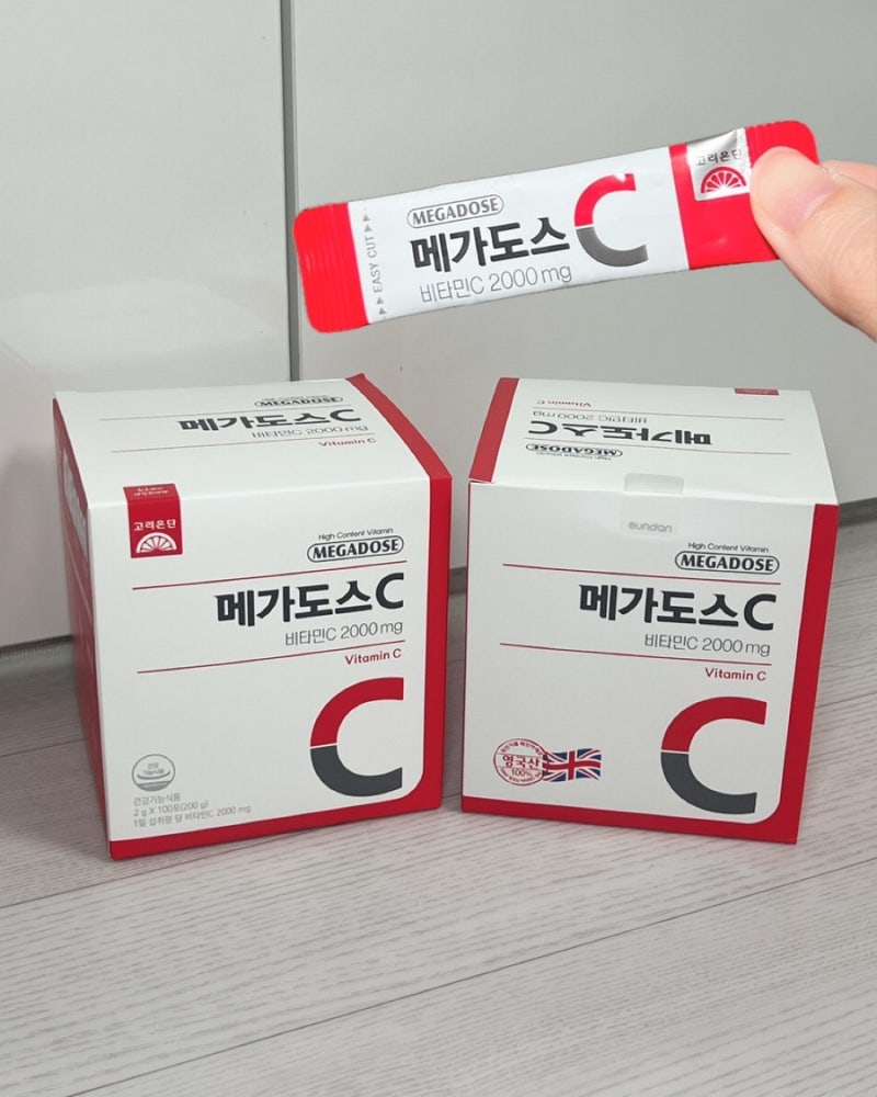 고려은단 메가도스C 2000 후기｜비타민C 추천 3000 차이