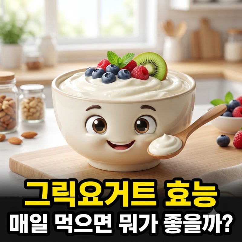꾸덕한 그릭요거트 특징과 단백질 함량, 유당불내증 섭취 팁 총정리