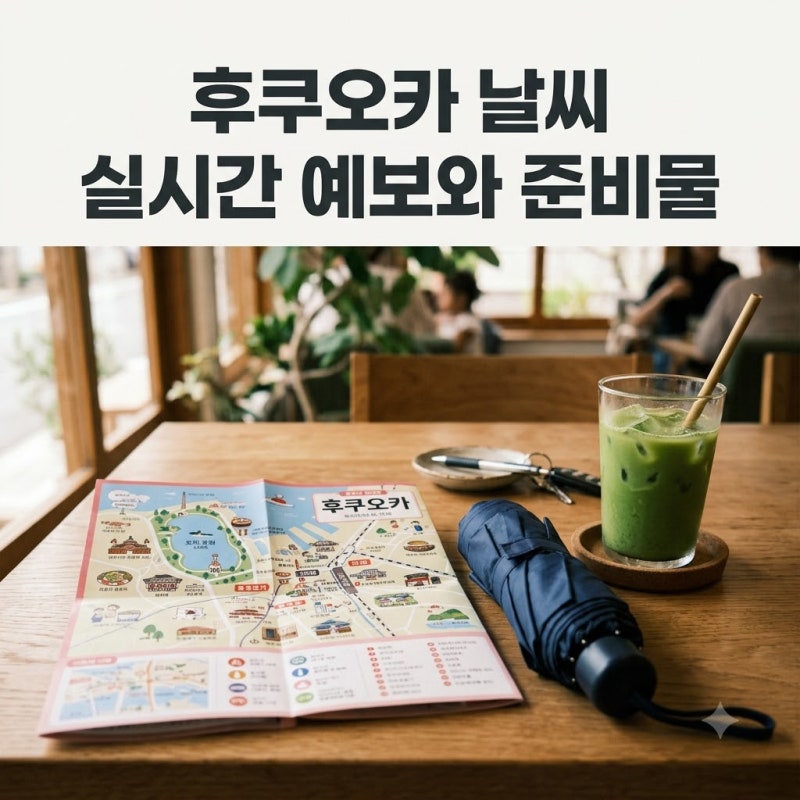 후쿠오카 날씨 비 예보와 8월 9월 옷차림 및 필수 준비물 요약