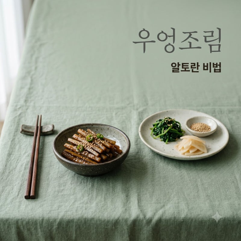 "짜고 질긴 우엉은 이제 그만".. 알토란 우엉조림 레시피, 딱 10분 '이것'에 담갔더니?