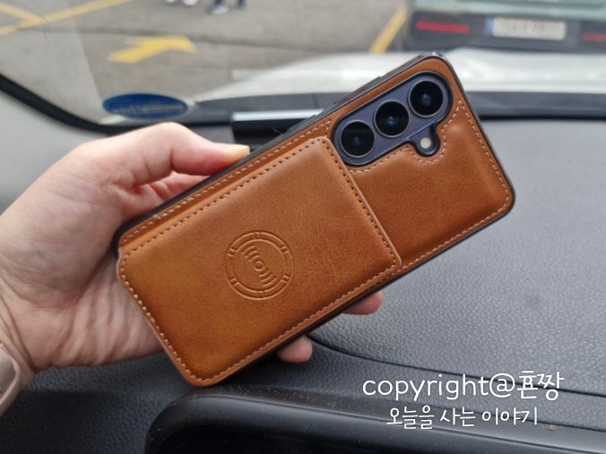 갤럭시S26 카드지갑케이스 추천 SENSE 브라운색상