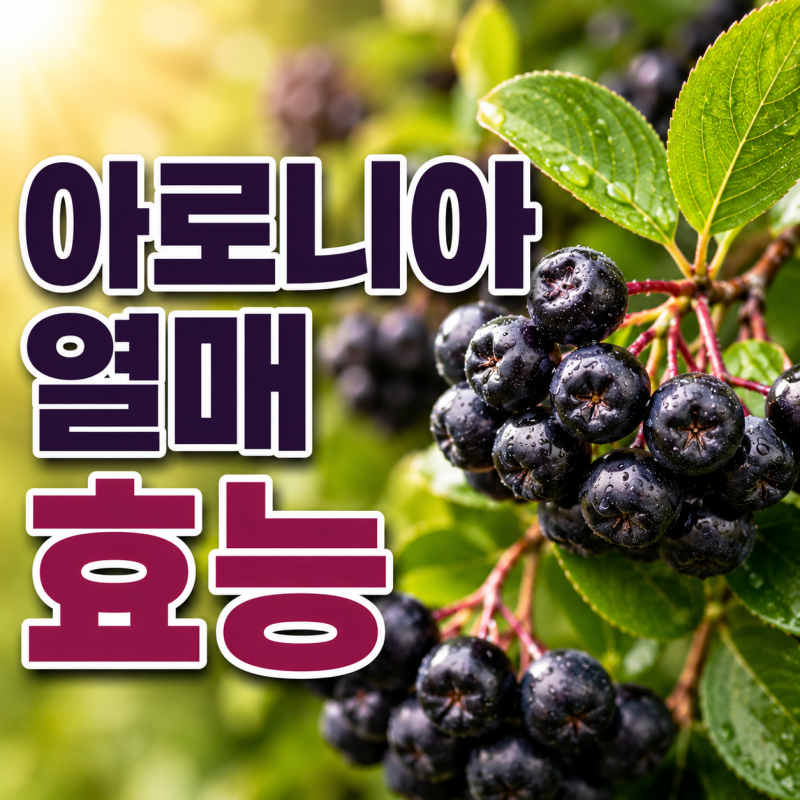 아로니아 효능 효과 하루 권장섭취량 부작용 줄이고 똑똑하게 잘 먹는 방법