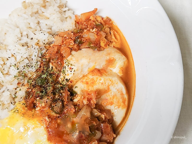 순두부 계란덮밥 만들기, 순두부 요리 간단한 매콤 계란덮밥 레시피